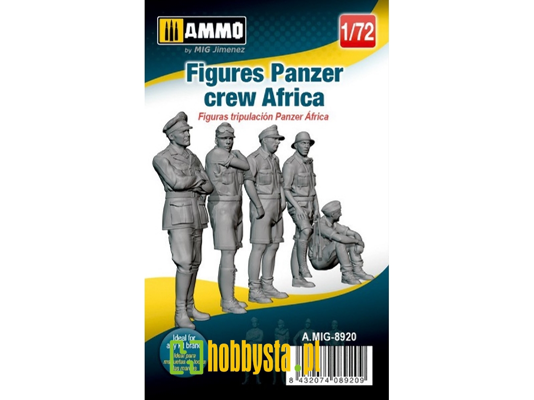 Figures German Tank Crew - Afrika Korps - image 1 Figures German Tank Crew - Afrika Korps - image 1