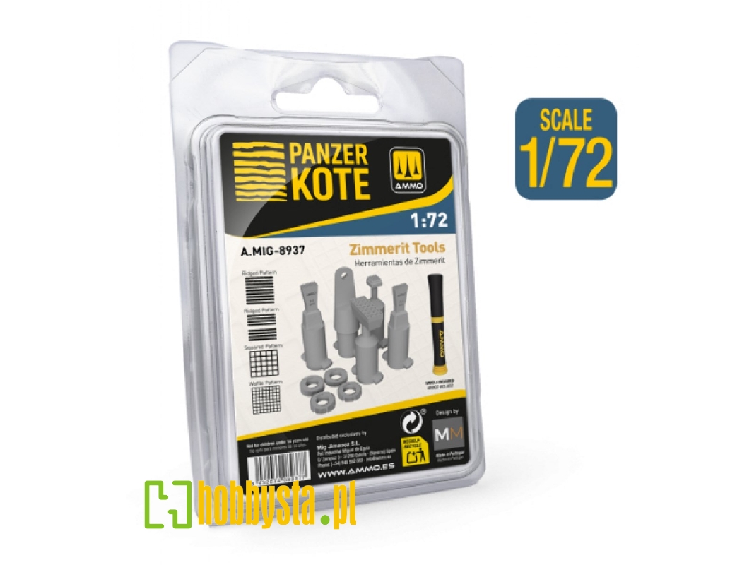 Panzer Kote Zimmerit Tools For 1:72 German Afv - image 1 Panzer Kote Zimmerit Tools For 1:72 German Afv - image 1
