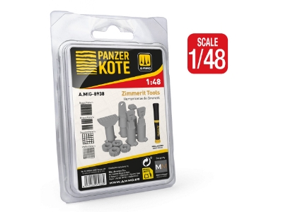 Panzer Kote Zimmerit Tools For 1:48 German Afv - image 1