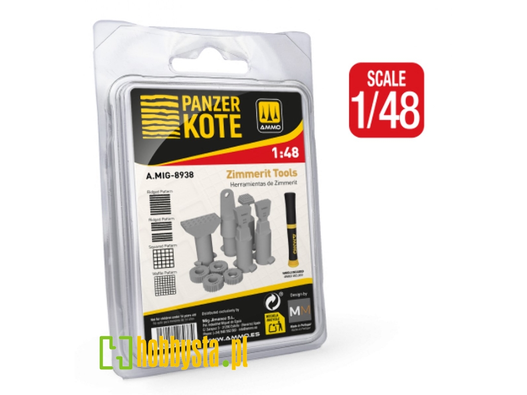 Panzer Kote Zimmerit Tools For 1:48 German Afv - image 1 Panzer Kote Zimmerit Tools For 1:48 German Afv - image 1