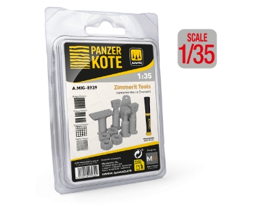 Panzer Kote Zimmerit Tools For 1:35 German Afv - image 1
