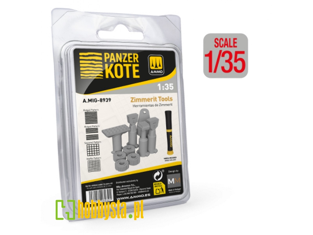 Panzer Kote Zimmerit Tools For 1:35 German Afv - image 1 Panzer Kote Zimmerit Tools For 1:35 German Afv - image 1