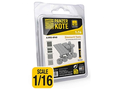 Panzer Kote Zimmerit Tools For 1:16 German Afv - image 1