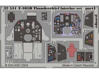 F-105D interior 1/32 - Trumpeter - image 1