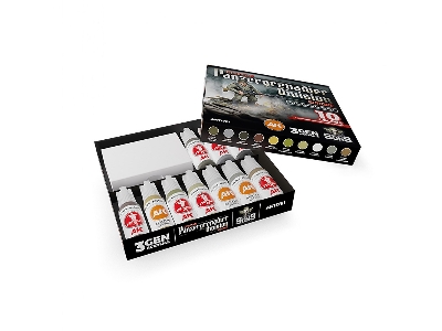 German Panzergrenadier Division Europe - Wargame Starter Set (10 Colors + Exclusive Figure German Machine Gunner) - image 2 German Panzergrenadier Division Europe - Wargame Starter Set (10 Colors + Exclusive Figure German Machine Gunner) - image 2