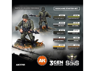 German Panzergrenadier Division Europe - Wargame Starter Set (10 Colors + Exclusive Figure German Machine Gunner) - image 4 German Panzergrenadier Division Europe - Wargame Starter Set (10 Colors + Exclusive Figure German Machine Gunner) - image 4