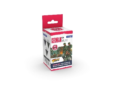 Ak 17501 German Wwii Uniforms Paints Set - image 1