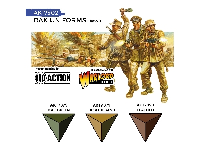 Ak 17502 German Dak Uniforms Paints Set - image 3 Ak 17502 German Dak Uniforms Paints Set - image 3