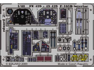 F-105D interior S. A. 1/48 - Hobby Boss - image 1