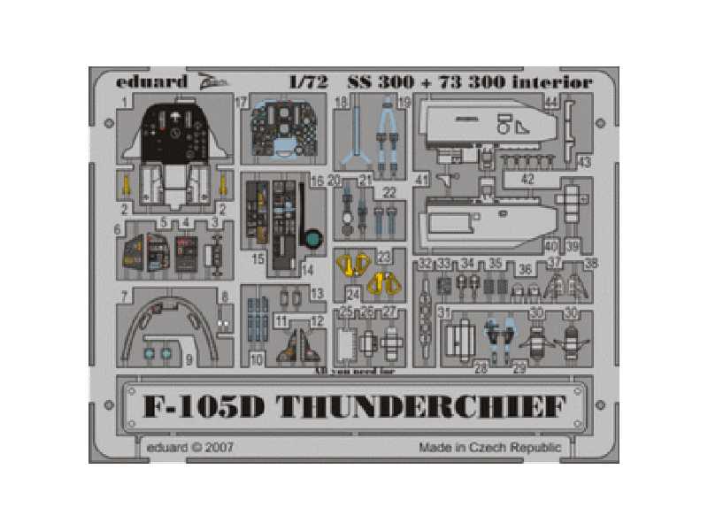F-105D interior S. A. 1/72 - Trumpeter - image 1
