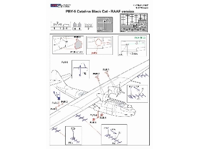 Consolidated Pby-5 Catalina Black Cat - Raaf Version (Designed To Be Used With Minicraft Kits) - image 3