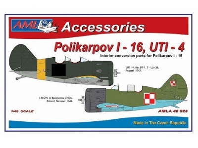Polikarpov I-16 Uti-4 - Interior Conversion Set (For Eduard Kits) - image 1