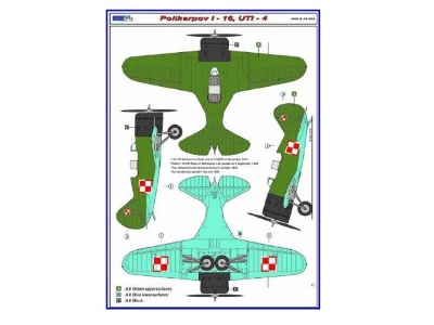 Polikarpov I-16 Uti-4 - Interior Conversion Set (For Eduard Kits) - image 3 Polikarpov I-16 Uti-4 - Interior Conversion Set (For Eduard Kits) - image 3