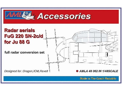 Fug 220 Sn-2c/D Radar Aerials For The Junkers Ju-88 G (For Dragon, Icm And Revell Kits) - image 1