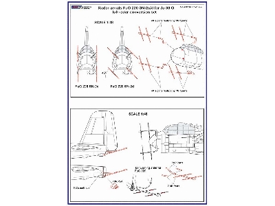 Fug 220 Sn-2c/D Radar Aerials For The Junkers Ju-88 G (For Dragon, Icm And Revell Kits) - image 4 Fug 220 Sn-2c/D Radar Aerials For The Junkers Ju-88 G (For Dragon, Icm And Revell Kits) - image 4