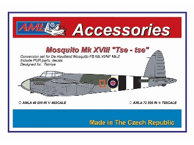 De Havilland Mosquito Mk.Xviii "tse-tse" (Designed To Be Used With Tamiya Kits) - image 1