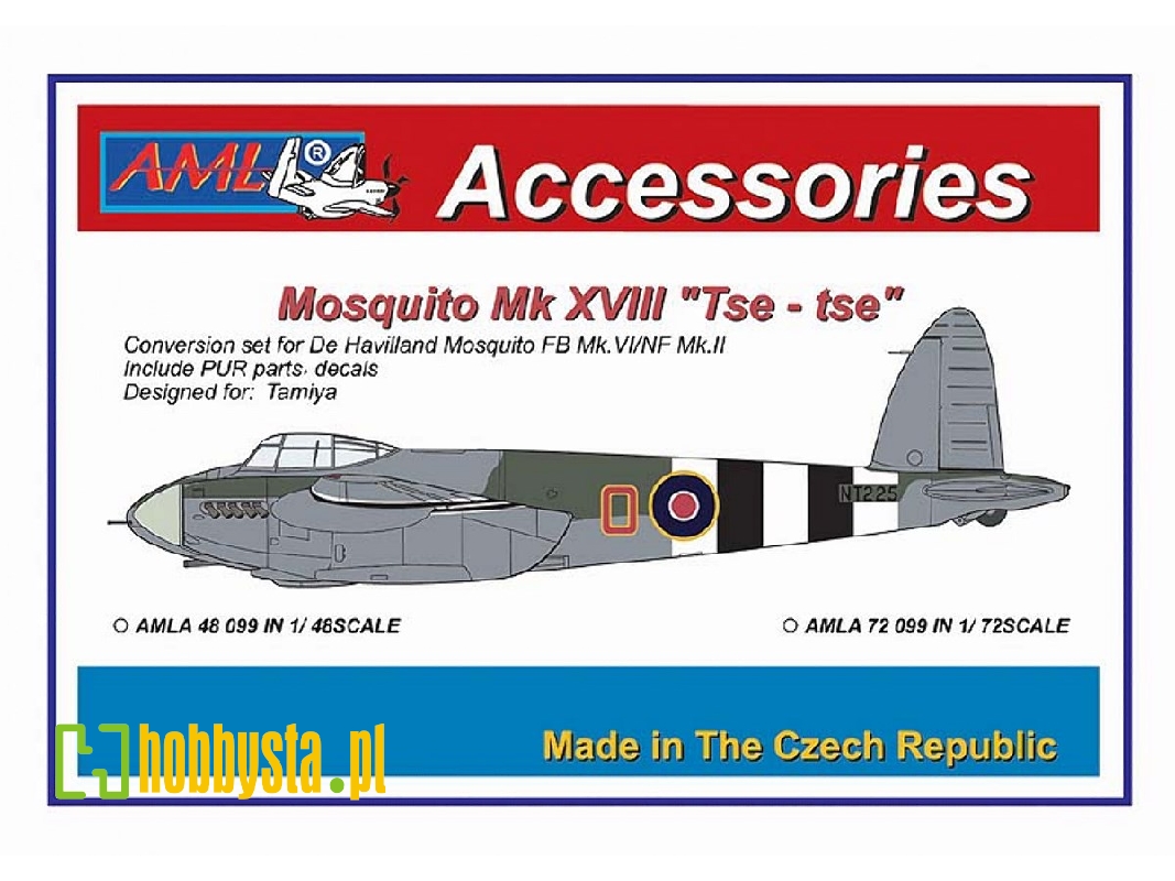 De Havilland Mosquito Mk.Xviii "tse-tse" (Designed To Be Used With Tamiya Kits) - image 1 De Havilland Mosquito Mk.Xviii "tse-tse" (Designed To Be Used With Tamiya Kits) - image 1