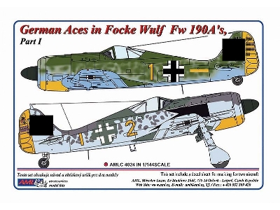 German Aces In Focke-wulf Fw-190 A - Part I - image 1
