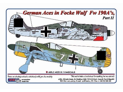 German Aces In Focke-wulf Fw-190 A - Part Ii - image 1