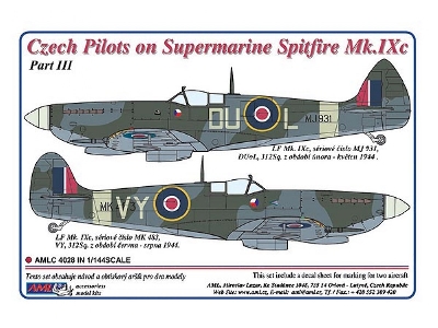 Czech Pilots On Supermarine Spitfire Mk.Ixc - Part Iii - image 1