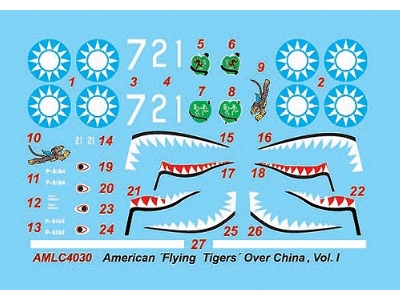 Curtiss Hawk 81-a2 'flying Tigers' Over China Part I - image 1