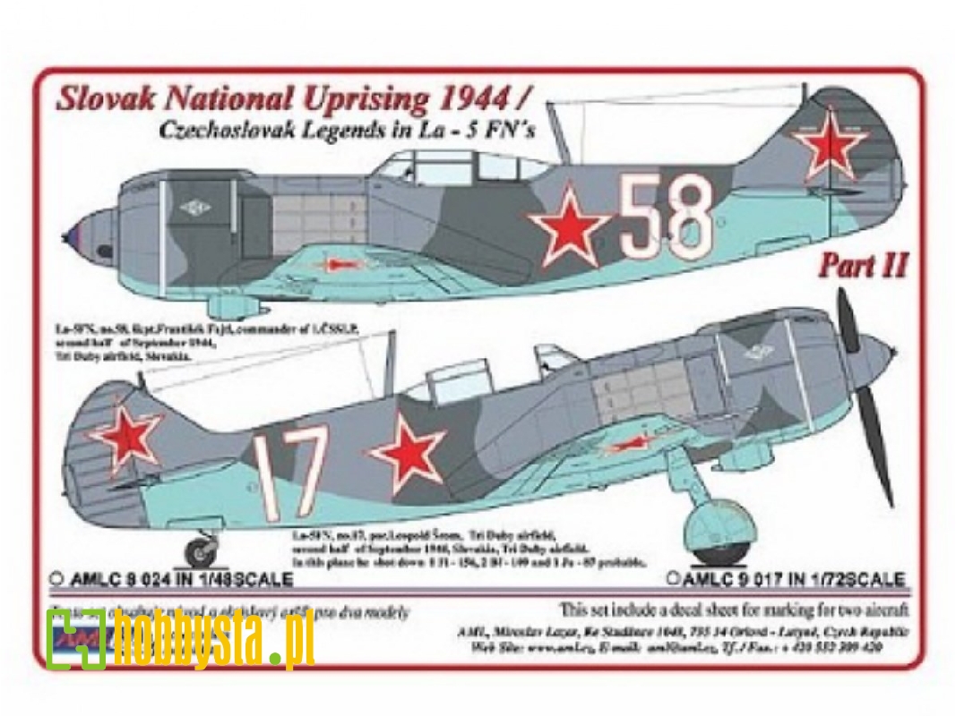 Slovak National Uprising 1944 - Czechoslovak Legends In La-5 Fn - image 1 Slovak National Uprising 1944 - Czechoslovak Legends In La-5 Fn - image 1