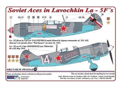 Soviet Aces In Lavochkin La-5f's - image 1