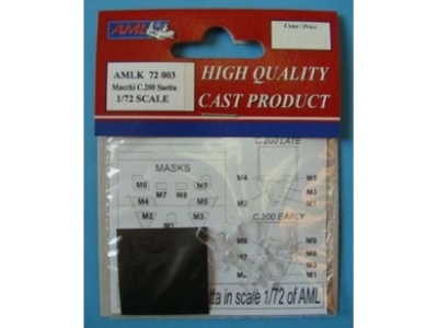 Macchi C.200 - Canopy And Paint Masks (For Aml And Special Hobby Kits) - image 2