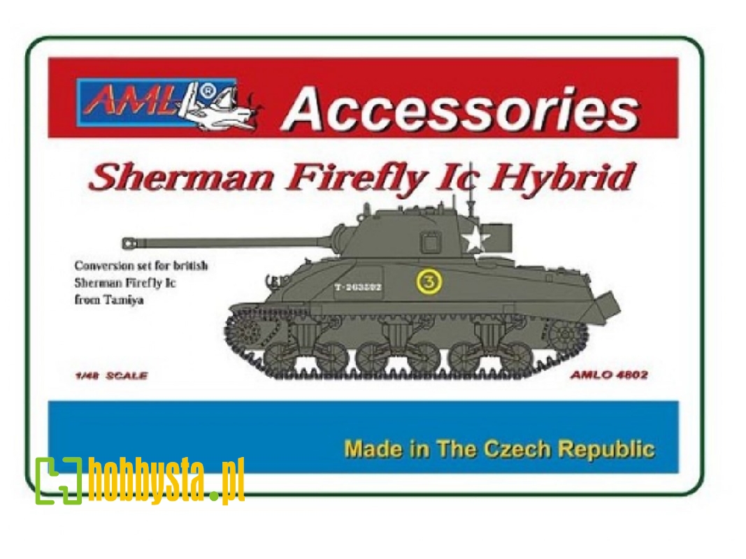 Czechoslovak Sherman Firefly Ic Hybrid - Conversion Set For Tamiya British Sherman Ic Firefly - image 1