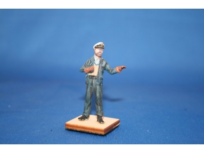 German U-boot Officer On Conning Tower I. Wo - image 1