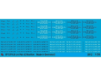 Stencils For 8,8 Cm Pak 43 Ammo - image 1
