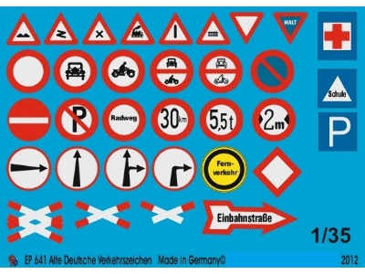 German Road Signs Early Version - image 1