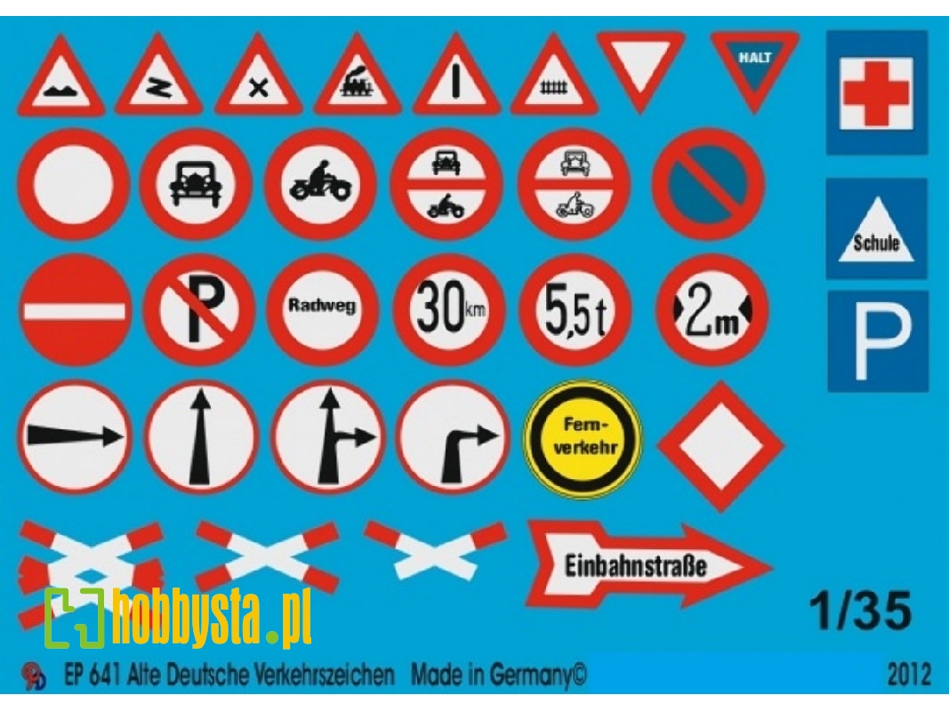 German Road Signs Early Version - image 1