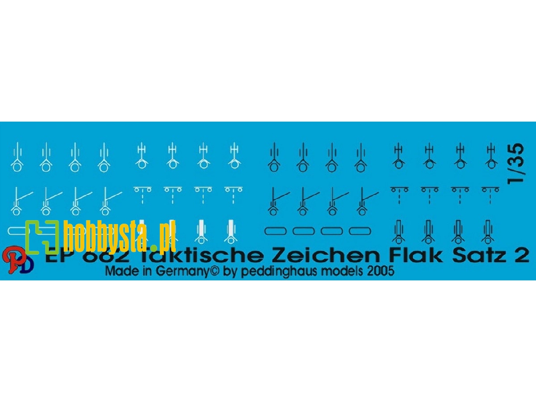 Wehrmacht Tactical Markings Anti Aircraft Units Set No. 2 - image 1