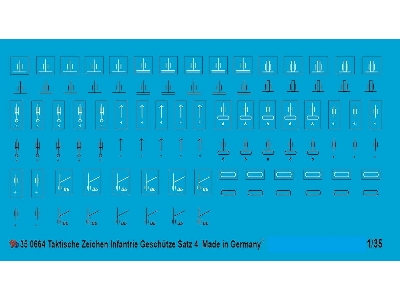 Wehrmacht Tactical Markings Infantry Guns Units Set No. 4 - image 1