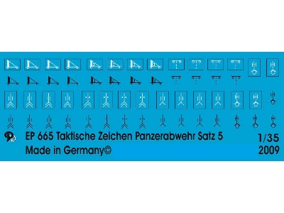 Wehrmacht Tactical Markings Anti Tank Units Set No. 5 - image 1