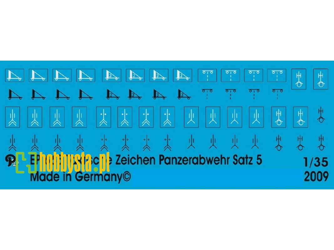 Wehrmacht Tactical Markings Anti Tank Units Set No. 5 - image 1
