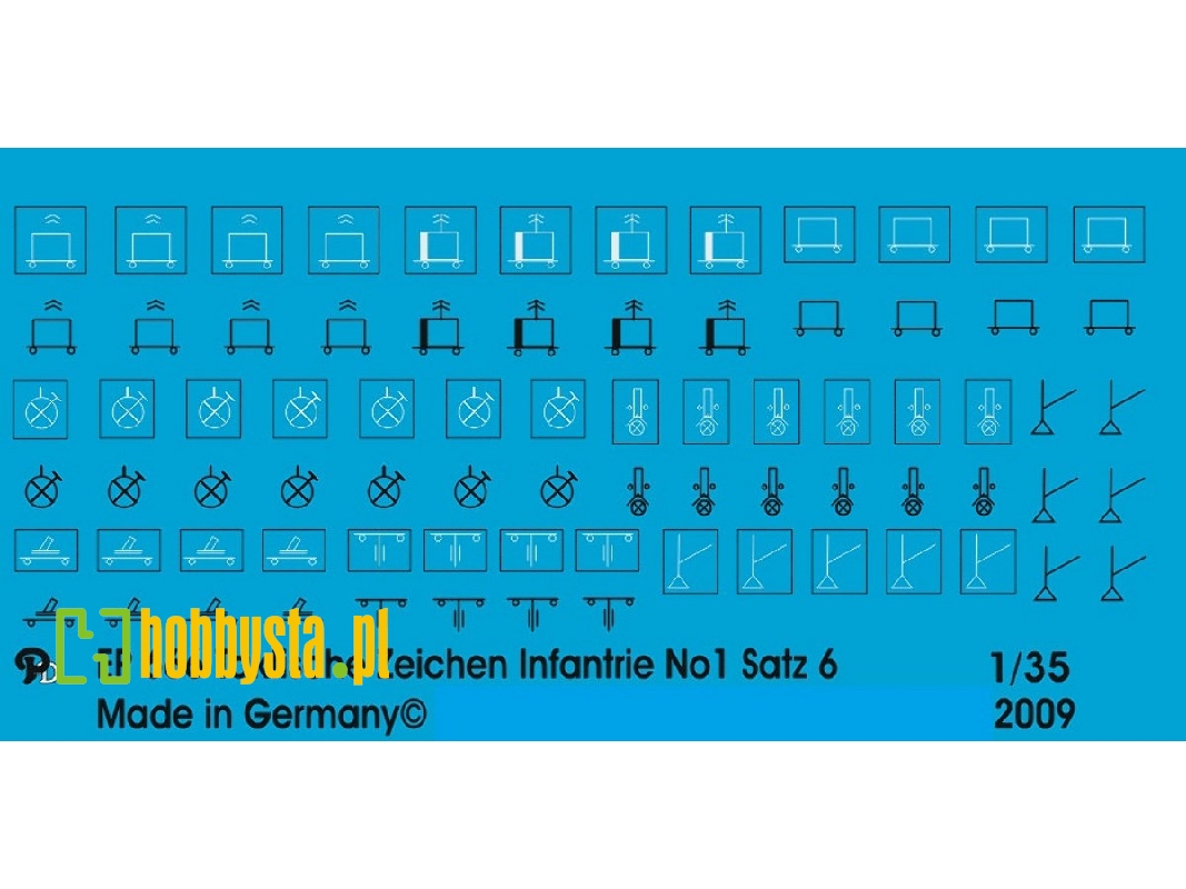 Wehrmacht Tactical Markings Infantry Units Set No. 6 - image 1