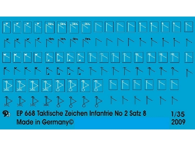 Wehrmacht Tactical Markings Infantry Units Set No. 8 - image 1