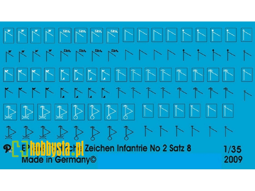Wehrmacht Tactical Markings Infantry Units Set No. 8 - image 1
