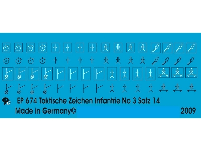 Wehrmacht Tactical Markings Infantry Group Units Set No. 14 - image 1