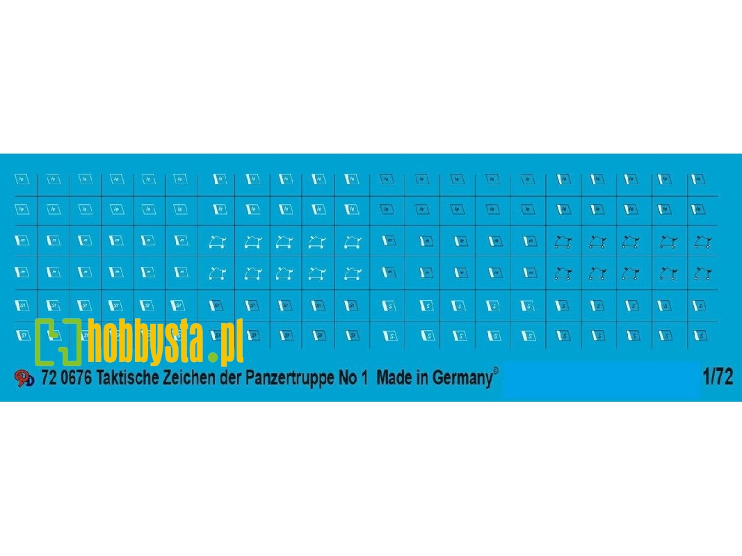 Wehrmacht Tactical Markings Tank Units Set No. 1 - image 1