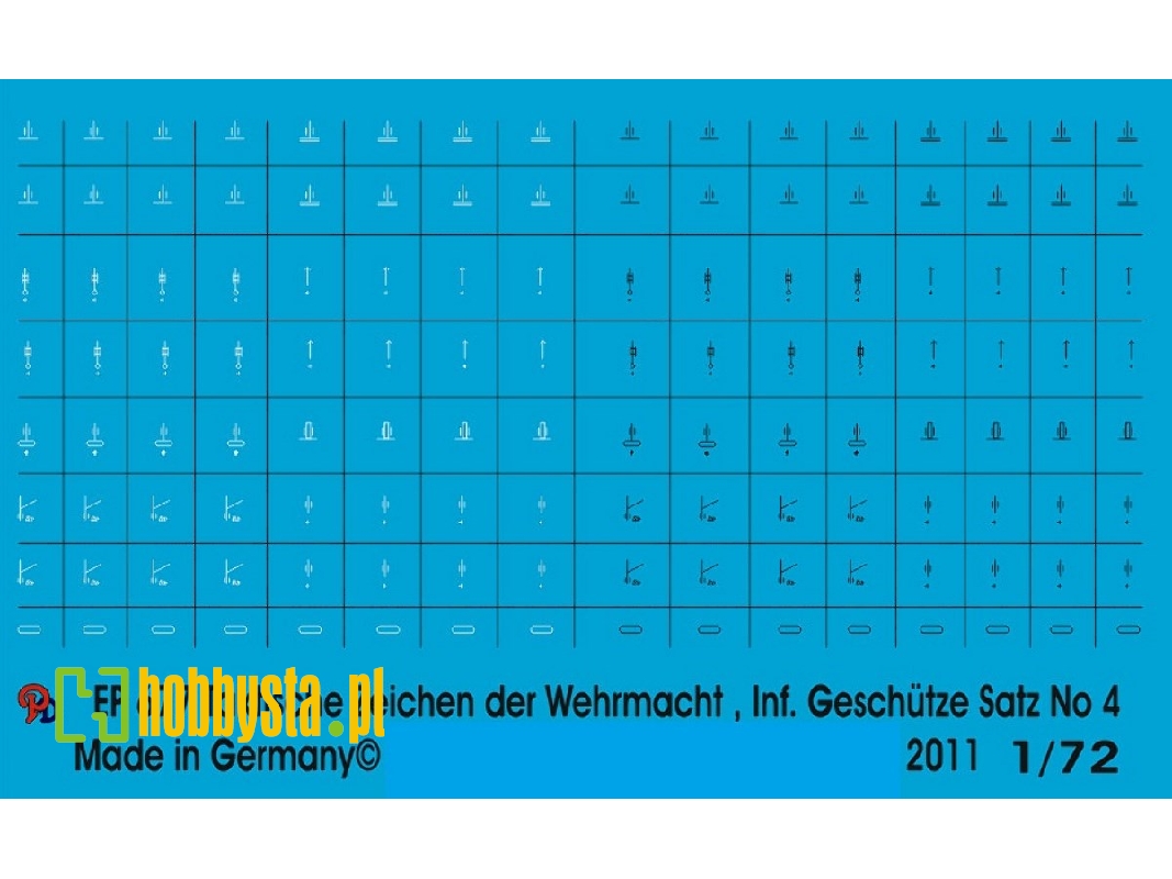 Wehrmacht Markings Infantry Guns Set No. 4 - image 1