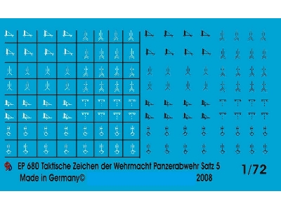 Wehrmacht Markings Anti Tank Units Set No. 5 - image 1
