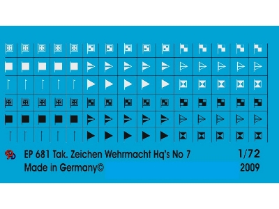Wehrmacht Markings Hq Units Set No. 7 - image 1