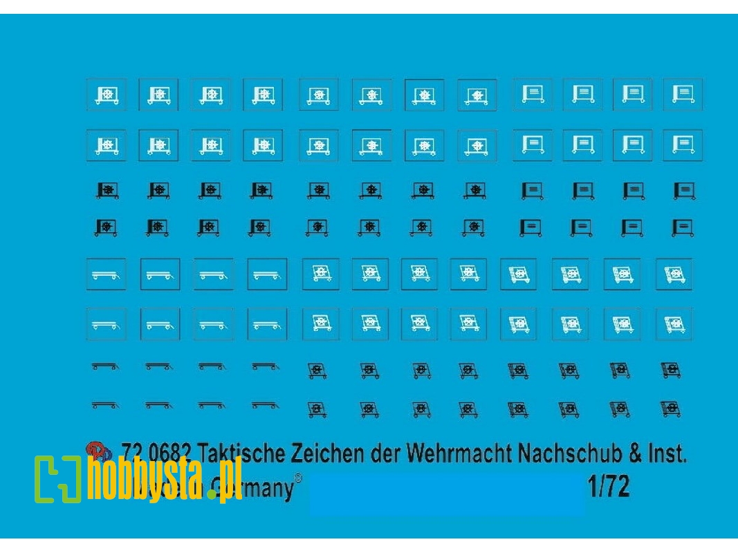 Wehrmacht Markings For Transport And Workshop Set No. 3 - image 1