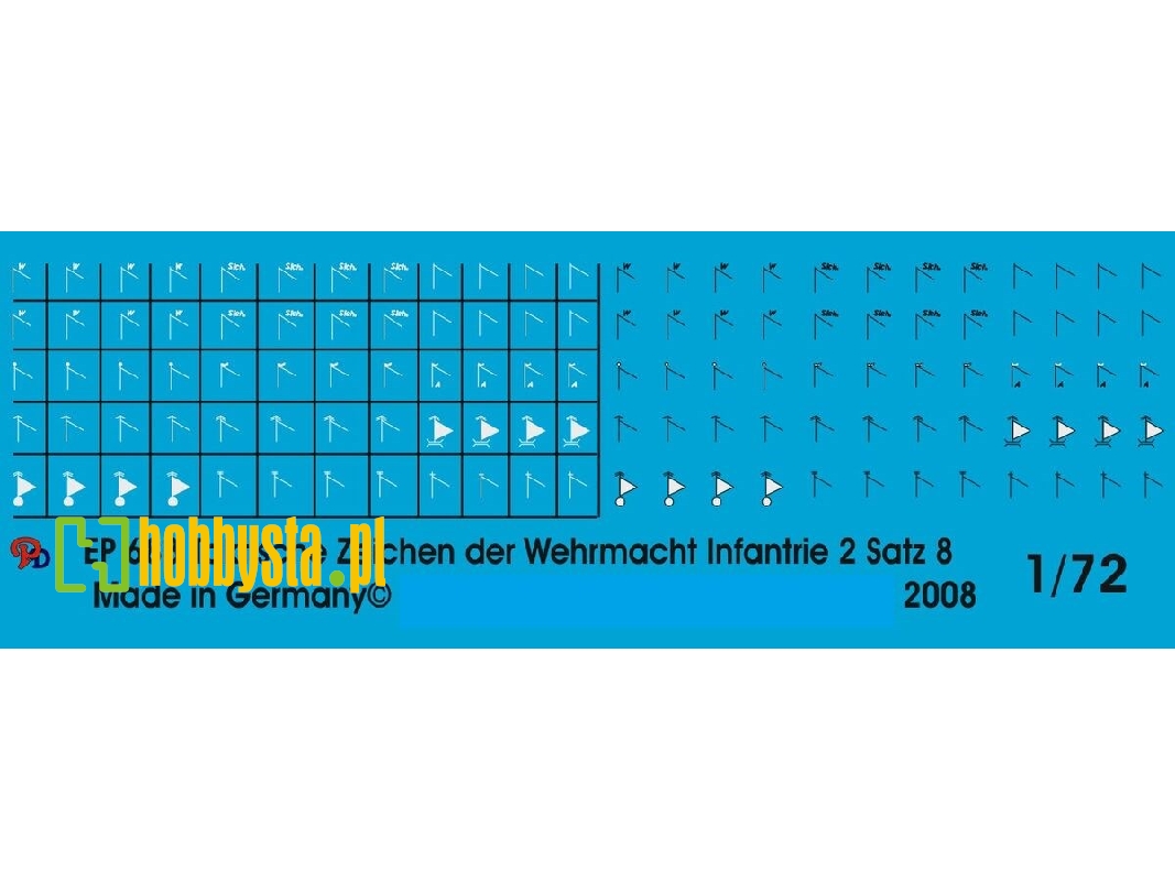Wehrmacht Markings Infantry Units Set No. 8 - image 1