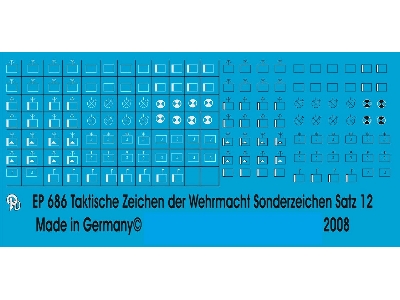 Wehrmacht Markings Infantry Platoon Units Set No. 12 - image 1