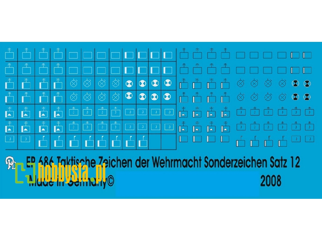 Wehrmacht Markings Infantry Platoon Units Set No. 12 - image 1