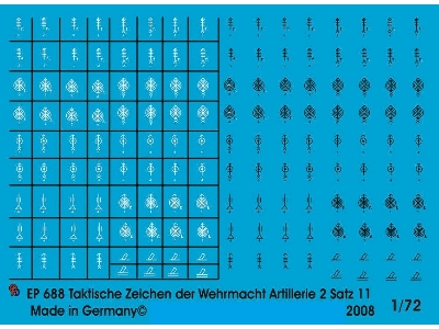 Wehrmacht Markings Heavy Artillery Set No. 11 - image 1